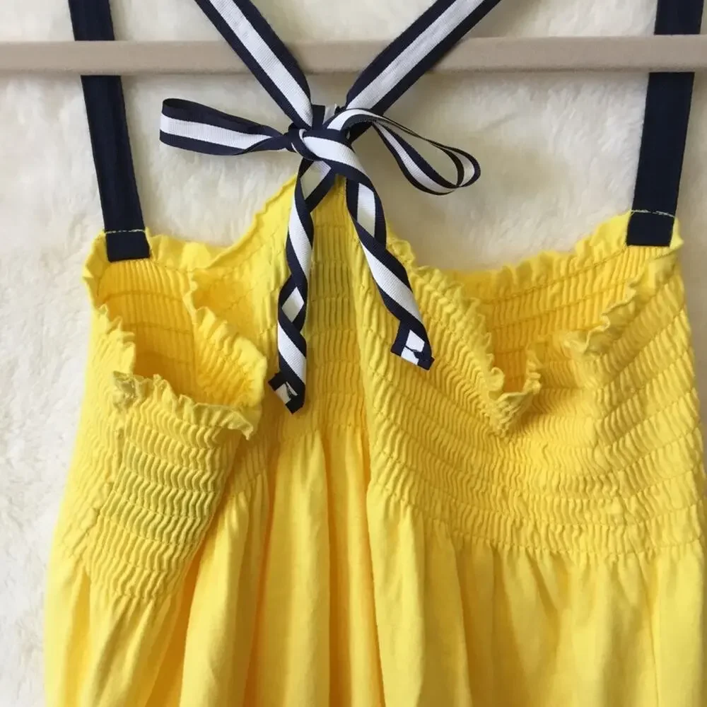 Ralph Lauren Girl Yellow Adorable Summer Dress